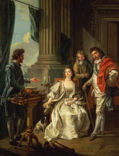 Pneumatic Experiment, One of a Series by Charles Amedee Philippe van Loo